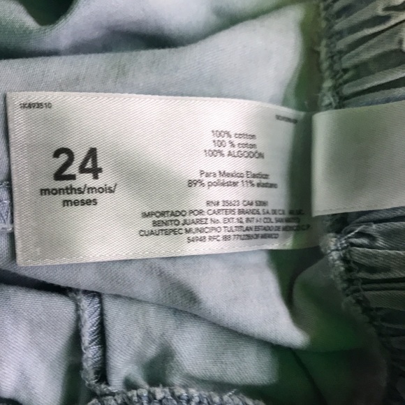 Carter’s Light blue pants 24 months💕 - Picture 4 of 4